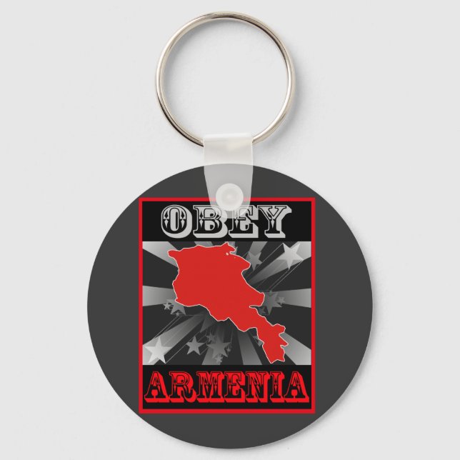 Obey Armenia Key Ring (Front)