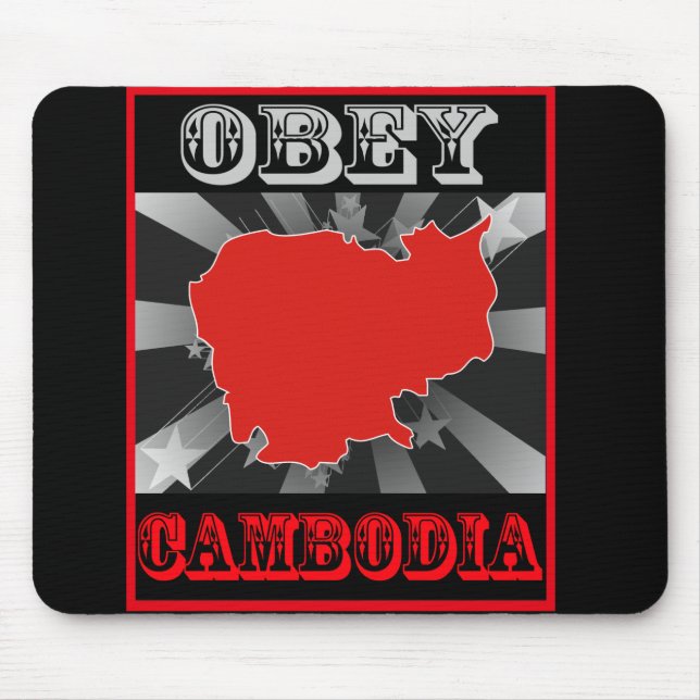 Obey Cambodia Mouse Pad (Front)