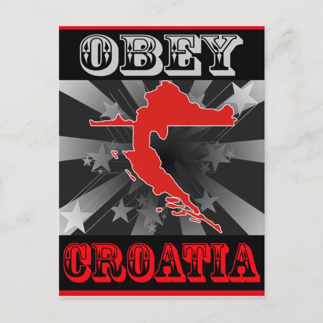 Obey Croatia Postcard (Front)