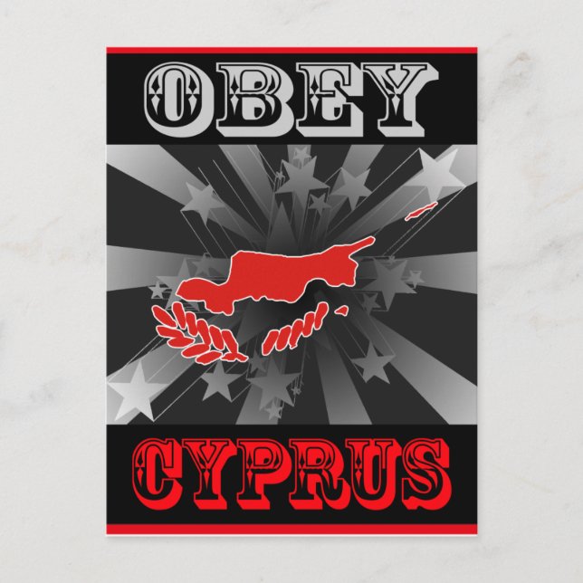 Obey Cyprus Postcard (Front)