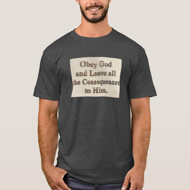 Obey God T-Shirt (Front)