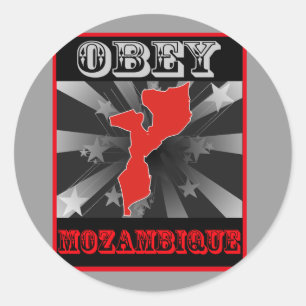 Obey Mozambique Classic Round Sticker