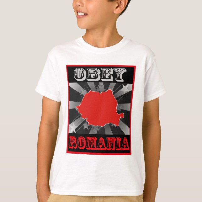Obey Romania T-Shirt (Front)
