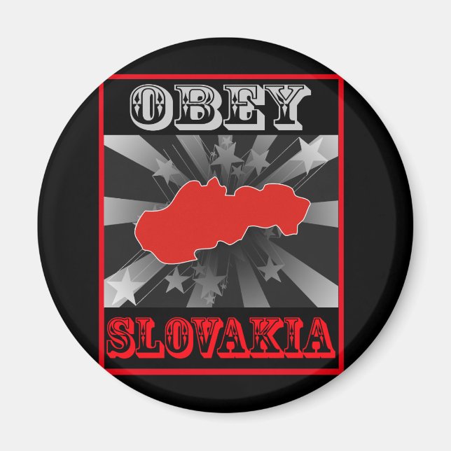 Obey Slovakia Magnet (Front)