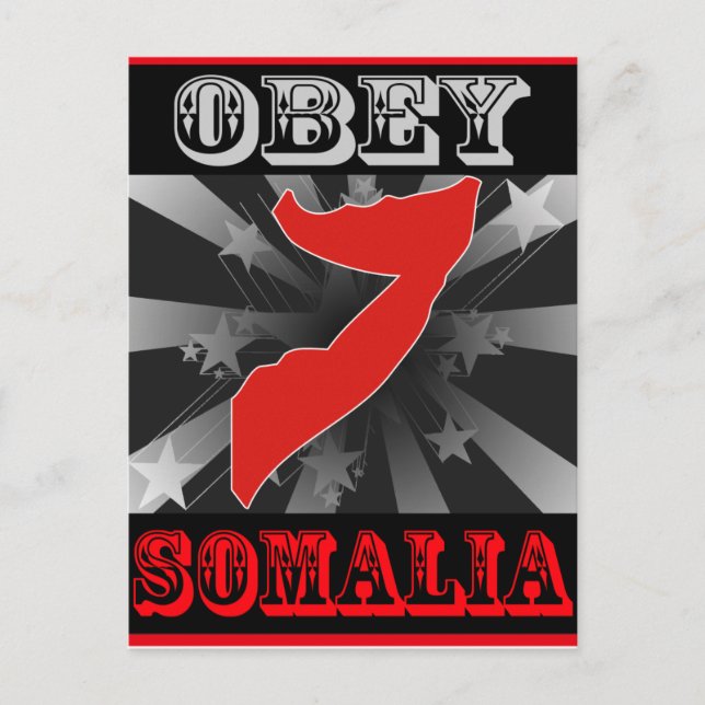 Obey Somalia Postcard (Front)