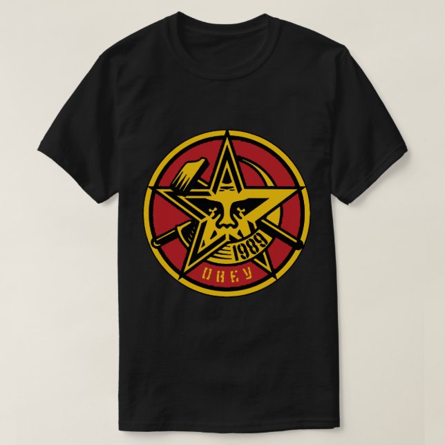 obey star 1989 T-Shirt (Design Front)