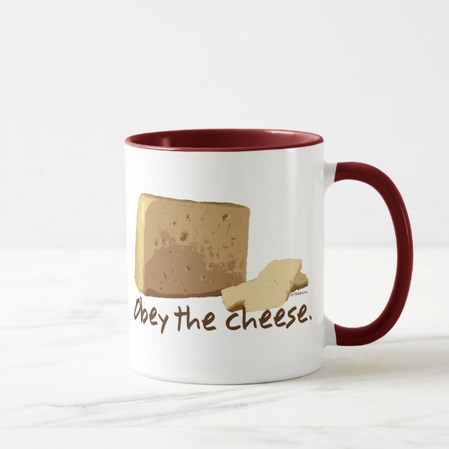 Obey the Cheese Mug (Right)