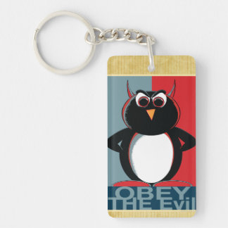 Obey the Evil Penguin Key Ring