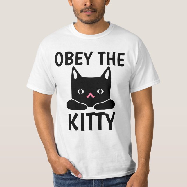 OBEY THE KITTY CAT T-SHIRTS (Front)