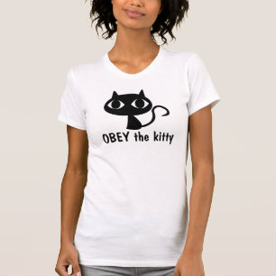 Obey the kitty T-shirt