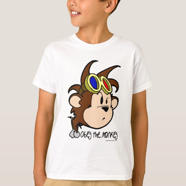 obey the monkey T-Shirt (Front)