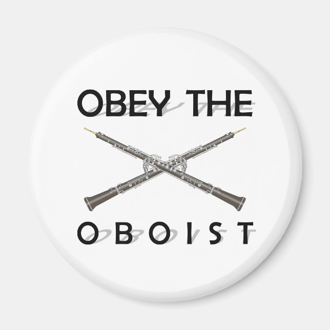 Obey the Oboist Magnet (Front)
