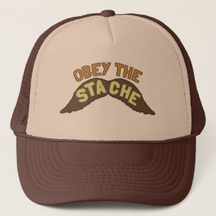Obey the Stache trucker hat / cap