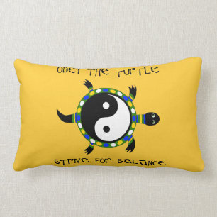 OBEY THE TURTLE... LUMBAR CUSHION