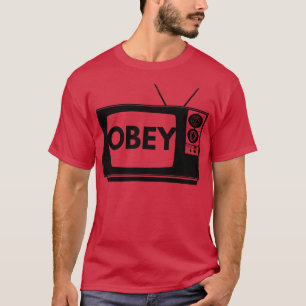 Obey TV vintage distressed T-Shirt