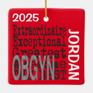 OBGYN Extraordinaire Ceramic Ornament