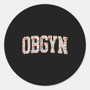 Obgyn - Labor And Delivery Nurse Ob-gyn Squad Rn N Classic Round Sticker