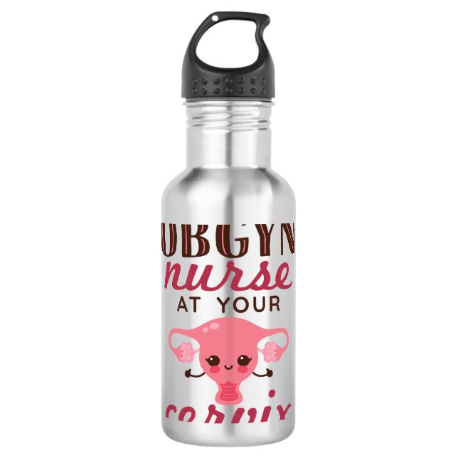 OBGYN Nurse At Your Office 710 Ml Water Bottle (Front)