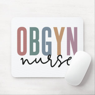 OBGYN Nurse Obstetrics And Gynaecology Nurse Mouse Pad