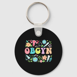 Obgyn Obstetrics Doctor Nurse Cute Key Ring