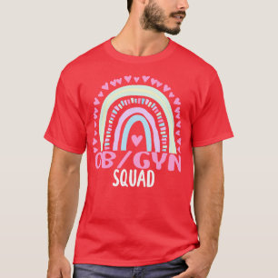 OBGYN Squad Party Matching Womens Appreciation Rai T-Shirt