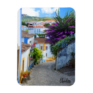 Obidos Flowers- The Real Portugal Magnet