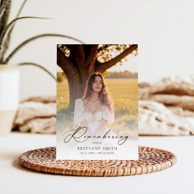 Obituary Order of Service Memorial Funeral Program (Creator Uploaded)