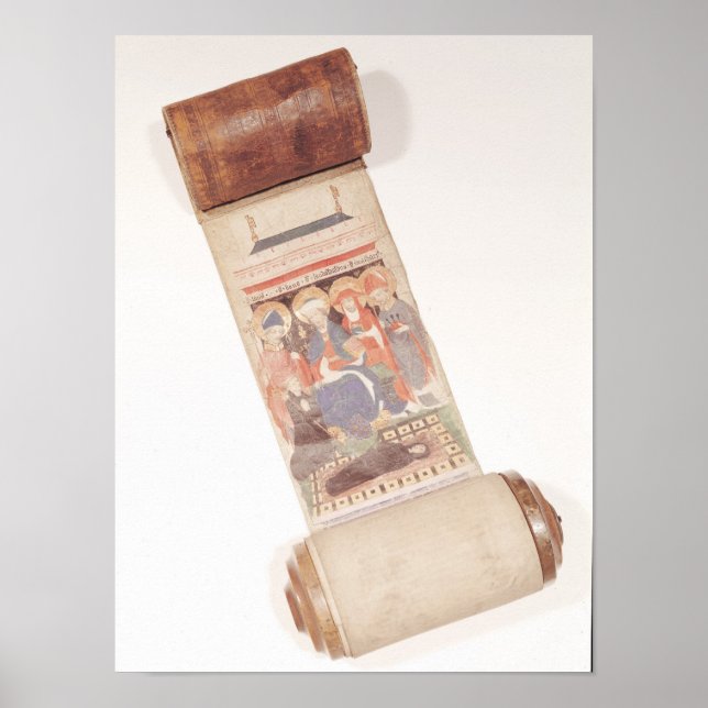 Obituary scroll, 1406 poster (Front)