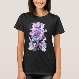 Object Head Tv Cosplay Pastel Goth Neko Cat Crysta T-Shirt