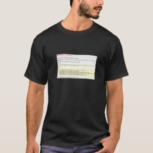 Object Not Set To Instance Of An Object Error Prem T-Shirt