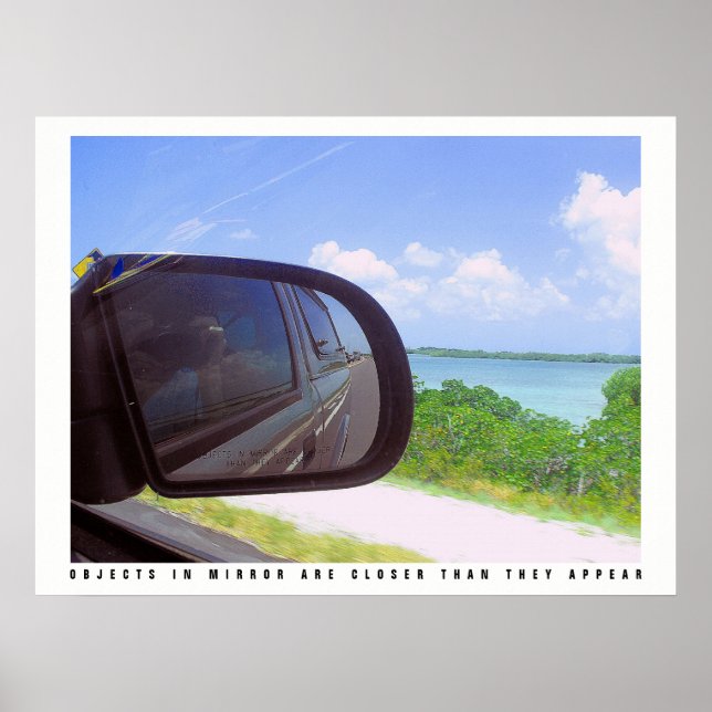 Objects In Mirror Poster (Front)