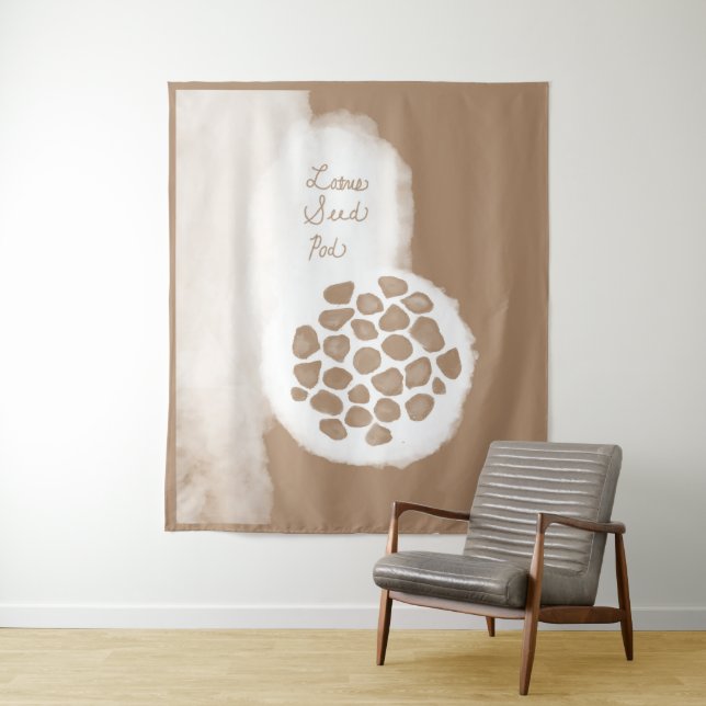 objet_11_lotus seed pod L_size tapestry (In Situ)