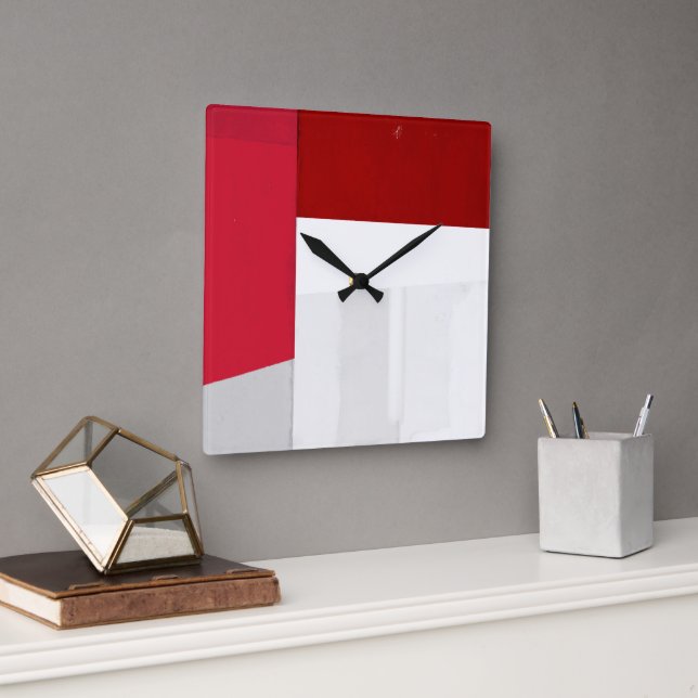 objet_13_quartet square wall clock (Office)