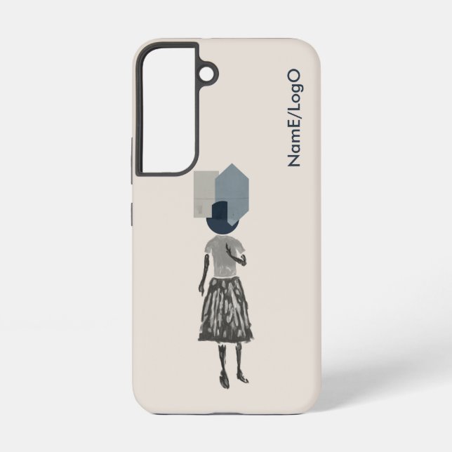 objet_14_une femme_1 samsung galaxy s22 case (Back)