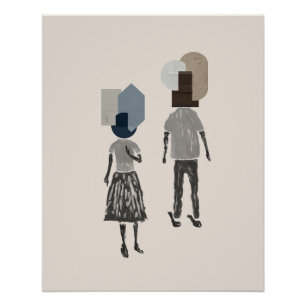 objet_16_une femme, un homme_1 glossy poster