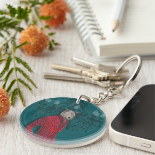 objet_18_un homme_2 acrylic key ring
