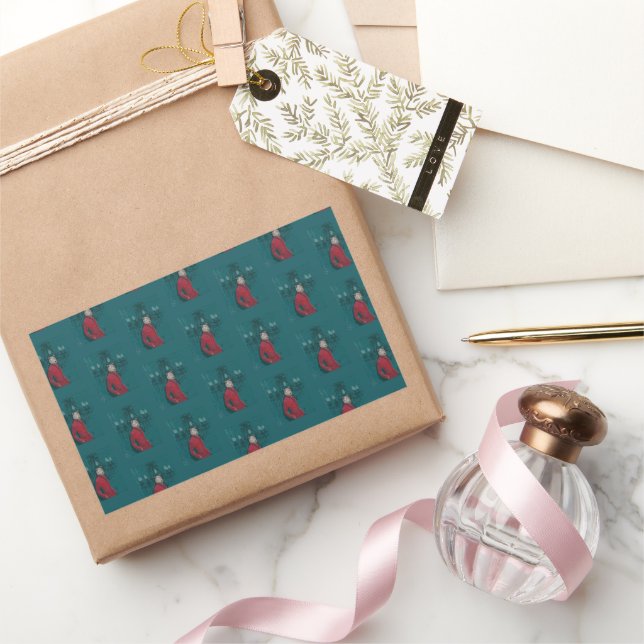objet_18_un homme_2 rectangular sticker (Gifting)