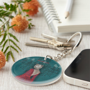 objet_19_une femme_2 acrylic key ring