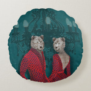 objet_20_une femme, un homme_2 round cushion