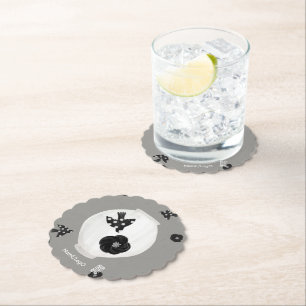 objet_22_camellia,bird and pottery paper coaster