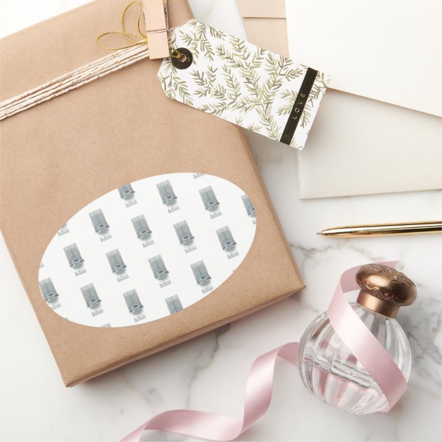 objet_2_rain control metre oval sticker (Gifting)