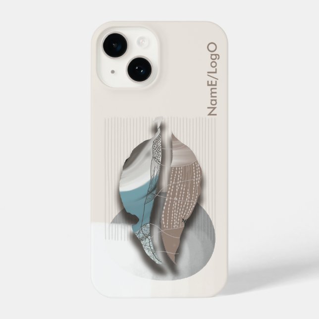 objet_8_autumn leaves_1 iPhone case (Back)