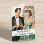 Obligatory Christmas Card Funny<br><div class="desc">This design may be personalised in the area provided by changing the photo and/or text. Or it can be customised by clicking Personalise this Template and then choosing the click to customise further option and delete or change the colour of the background, add text, change the text colour or style,...</div>