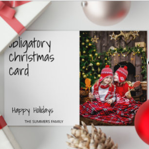 Obligatory Christmas Card Funny Photo