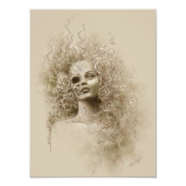 Oblivion Macabre Fantasy Art Photo Print (Front)