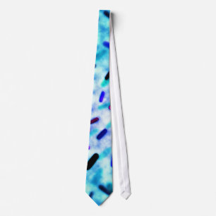 Oblong Bacteria Background Tie