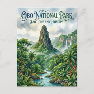 Obo National Park São Tomé and Príncipe Postcard