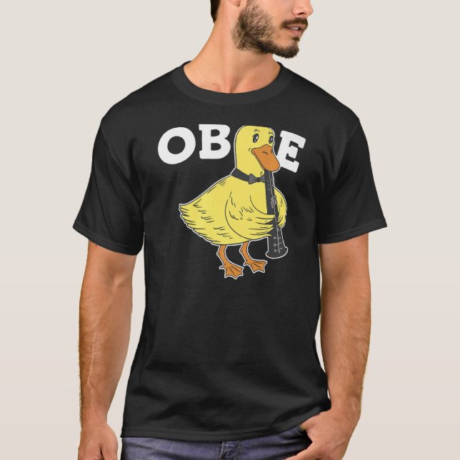 Oboe Duck  Oboe Player Premium 1 T-Shirt (Front)