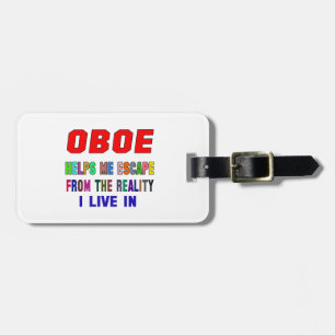 Oboe Helps Me Luggage Tag