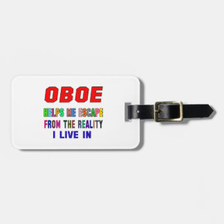 Oboe Helps Me Luggage Tag